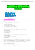 FISDAP > MEDICAL LATEST 160 QUESTIONS AND ANSWERS 100&percnt; CORRECT&period;
