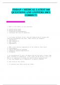 FISDAP > MEDICAL LATEST 160 QUESTIONS AND ANSWERS 100&percnt; CORRECT&period;