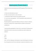 Rasmussen Pharm Exam 1 | 2023 | Questions with 100% Correct Answers | Updated & Verified | 20 Pages