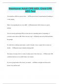 Heartsaver Bundled Exams &lpar; Full Solution Pack&rpar; Updated & Verified &vert; Guaranteed Success