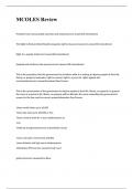  MCOLES Review questions 2023 with 100&percnt; correct answers