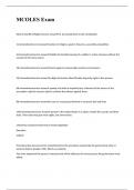  MCOLES Exam 2023 with 100&percnt; correct answers