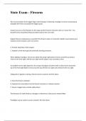 Firearm state exam 2023 with correct answers