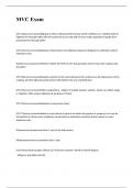 MVC Exam 2023 with correct solutions