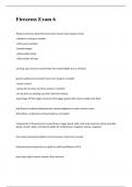  Firearms Exam 6 questions 2023 with correct answers