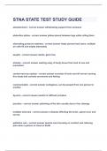 STNA STATE TEST STUDY GUIDE&vert;UPDATED&VERIFIED&vert;100&percnt; SOLVED&vert;GUARANTEED SUCCESS