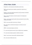 STNA FINAL EXAM&vert;UPDATED&VERIFIED&vert;100&percnt; SOLVED&vert;GUARANTEED SUCCESS