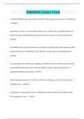 KSHSAA Cheer Final &vert; 2023 &vert; Questions with 100&percnt; Correct Answers &vert; Updated & Verified