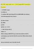 RPL PPL Study Guide Vol 2 - CASA Sample RPL Examination Questions and Answers Latest &lpar;2023 &sol; 2024&rpar; &lpar;Verified Answers&rpar;