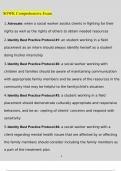 SOWK Comprehensive Exam Questions and Answers Latest &lpar;2023 &sol; 2024&rpar; &lpar;Verified Answers&rpar;