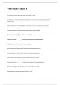 Tdlr barber class A exam 2023 with complete solutions