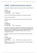 CAMRT - Combination Questions&sol;Answers