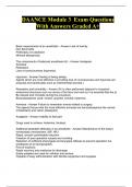 DAANCE Module 3  Exam Questions With Answers Graded A&plus;