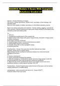 DAANCE Module 5 Exam With Complete Solutions Graded A&plus;