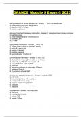 DAANCE Module 5 Exam &commat; 2023