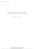 M6 Exam Essentials in Nutrition 2022