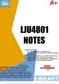 LJU4801 Summary Notes