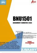 BNU1501 Assignment 4 Semester 2 2023