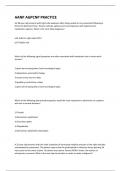 AANP AGPCNP PRACTICE &lpar;100&percnt; Guaranteed Pass&rpar; 2023&sol;2024