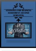 BASB-Statistics for business assignment for second semester for first year students