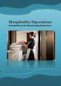 BAHO1B- Hospitality Operations second semester assignment for first year students 
