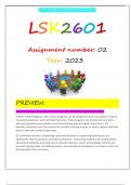 LSK2601 ASSIGNMENT 2 S2 2023