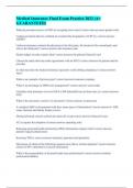 Medical Insurance Final Exam Practice 2023 &lpar;A&plus; GUARANTEED&rpar;
