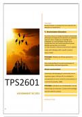 TPS2601 ASSIGNMENT 50 (FULL PORTFOLIO) 2023