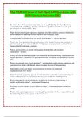 PGA PGM 3&period;0 Level 2 Golf Ops&vert; 549 Questions with 100&percnt; Correct Answers 2023