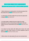 WGU D204 Pre Assessment questions and answers&rcub; Latest 2023 - 2024 100&percnt; correct answers