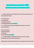 WGU D204 Practice Exam questions and answers&rcub; Latest 2023 - 2024 100&percnt; correct answers