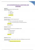 ATI PATHOPHYSIOLOGY&comma; QUESTIONS ANDANSWERS GRADED A &plus;