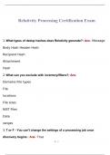 Relativity Processing Certification Exam Questions and Answers 2023&semi;full solution pack