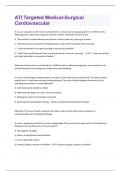 ati Med-Surg Cardiovascular   Bundled Exams with complete solution