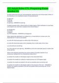 CCI Adult Echo CTL Preparing Exam Graded A&plus;