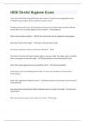 HESI Dental Hygiene Exam  Bundled Exams with complete solution