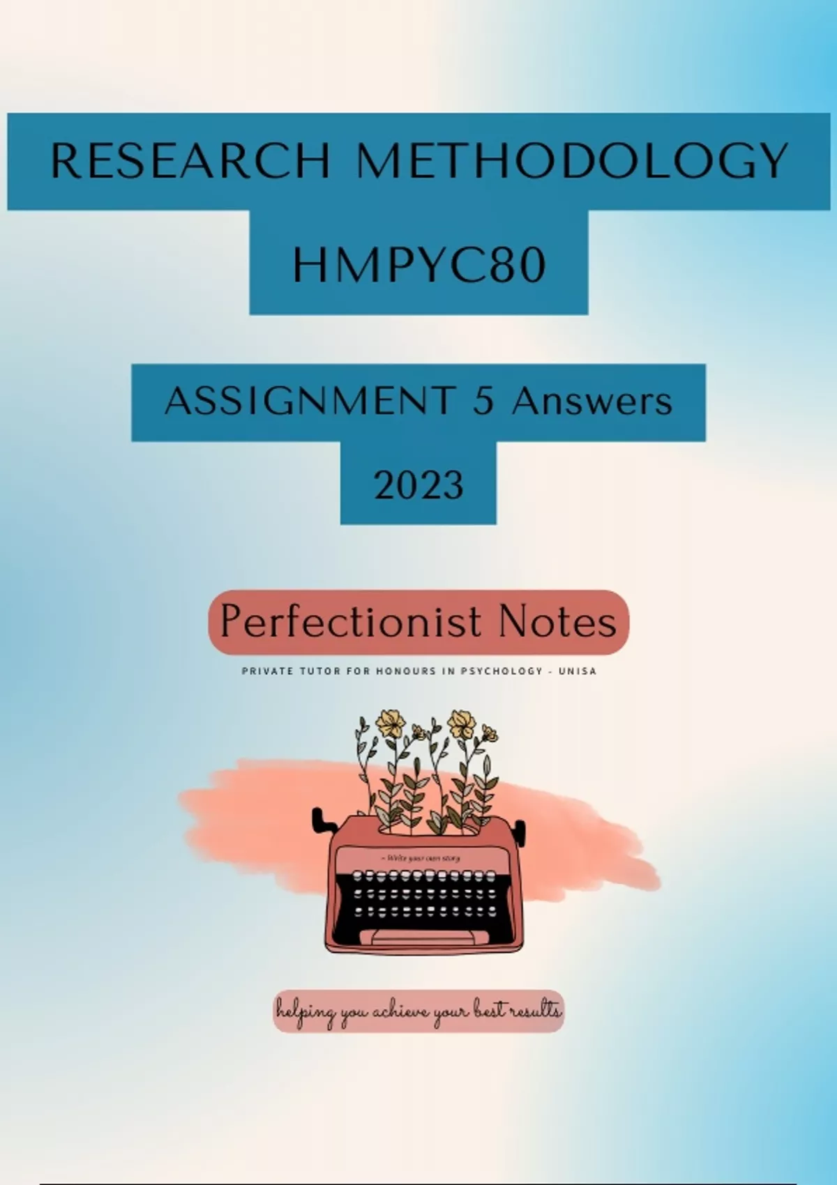 hmpyc80 assignment 5
