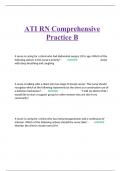 ATI RN Comprehensive Practice B