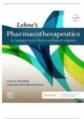  Lehne's Pharmacotherapeutics for Advanced Practice Nurses and Physician Assistants, 2nd Edition (2020, Rosenthal) Test Bank