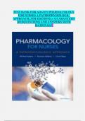 TEST BANK FOR ADAM&rsquo;S PHARMACOLOGY FOR NURSES A PATHOPHYSIOLOGIC APPROACH&comma; 5TH EDITION&vert;A&plus; GUARANTEED 2023&vert;QUESTIONS AND ANSWERS WITH RATIONALE 