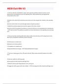 HESI Exit RN V3 &vert; 160 Questions and Answers&lpar;A&plus; Solution guide&rpar;