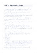 FDNYC G60 Practice Exam