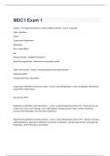 MDC1 Exam1 2023 with 100&percnt; correct answers