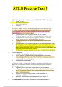 ATLS Practice Test 3 questions and answers&rcub; Latest 2023 - 2024 100&percnt; correct answers