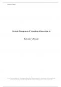 [Strategic Management of Technological Innovation,Schilling,4e] Solutions Manual: Your 2023-2024 Success Blueprint