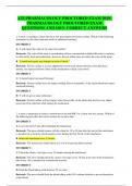 ATI PHARMACOLOGY PROCTORED EXAM 2019&sol;  PHARMACOLOGY PROCTORED EXAM  QUESTIONS AND 100&percnt; CORRECT ANSWERS