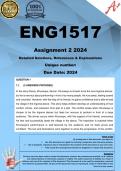 ENG1517 Assignment 2 (COMPLETE ANSWERS) 2024