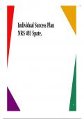 Individual Success Plan NRS 493 Spate.