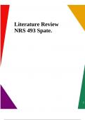 Literature Review NRS 493 Spate.