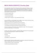 HESI OB&sol;MATERNITY   &vert; Questions and Answers with complete solution